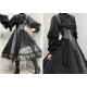 ZJ Story This Grave Buried Remains of Dragon Embroidered Underbust JSK and Cape(Limited Reservation/4 Colours/Full Payment Without Shipping)